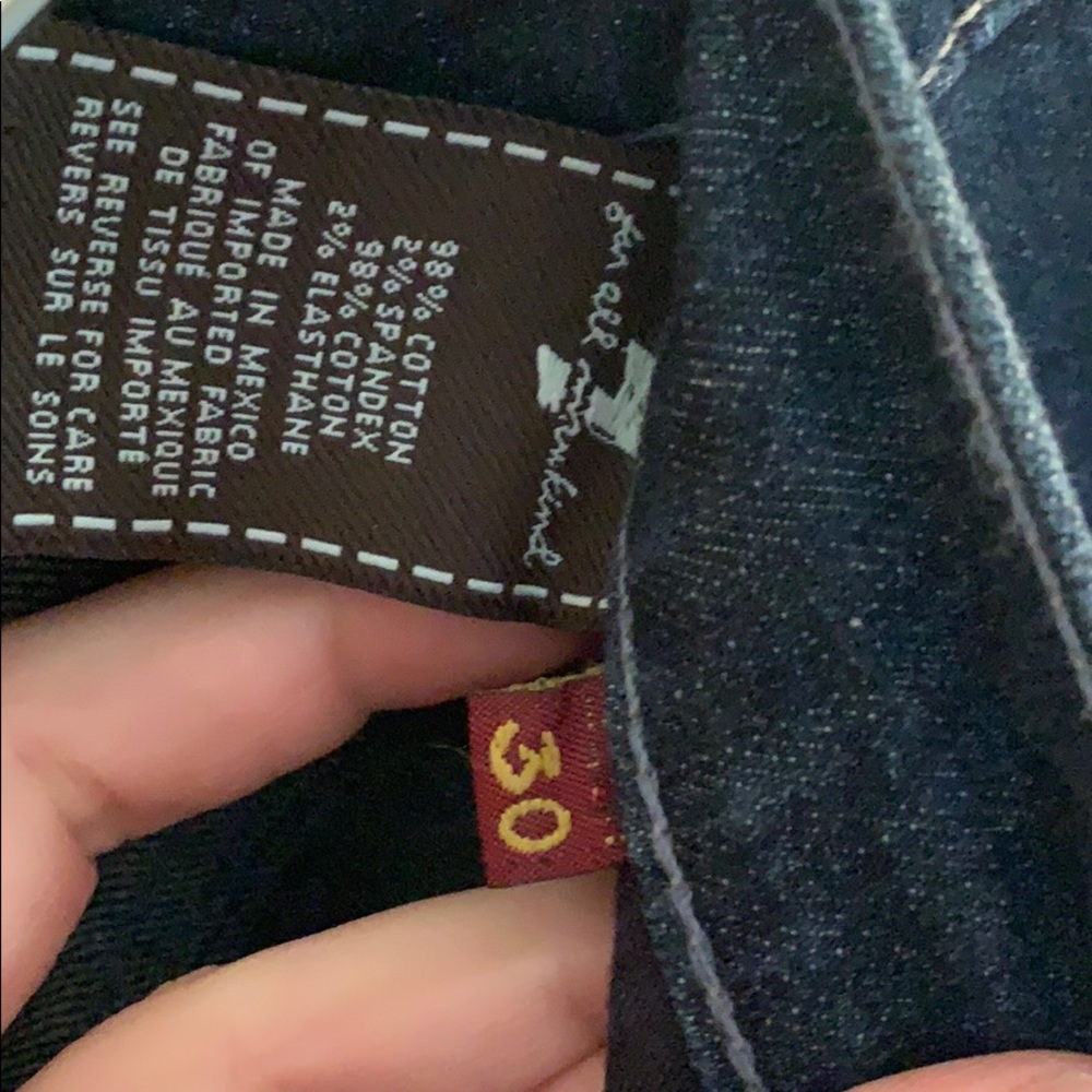 VGUC women's 7FAM jeans. Size 30 - Picture 3 of 5